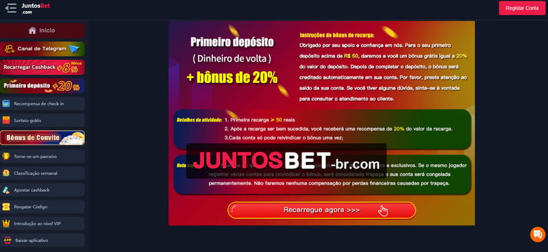 Juntosbet Mobile - Aplicativo do Cassino